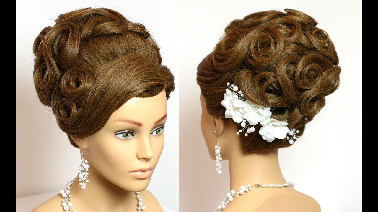 Hairstyles Updos For Long Hair
 Hairstyle for long hair tutorial Wedding bridal updo