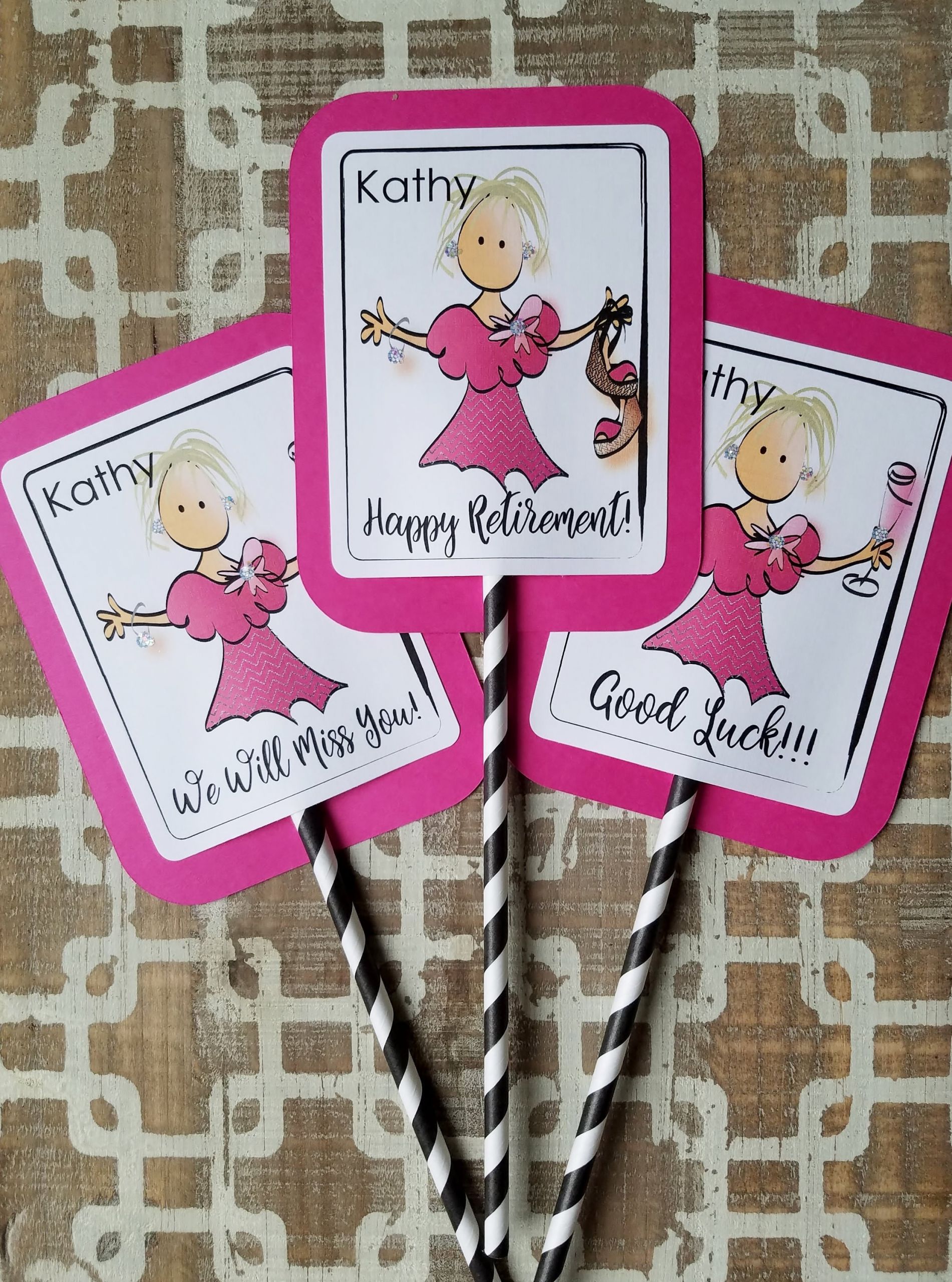 Happy Retirement Party Ideas
 Funny Happy Retirement Party Decor for Her Personalized