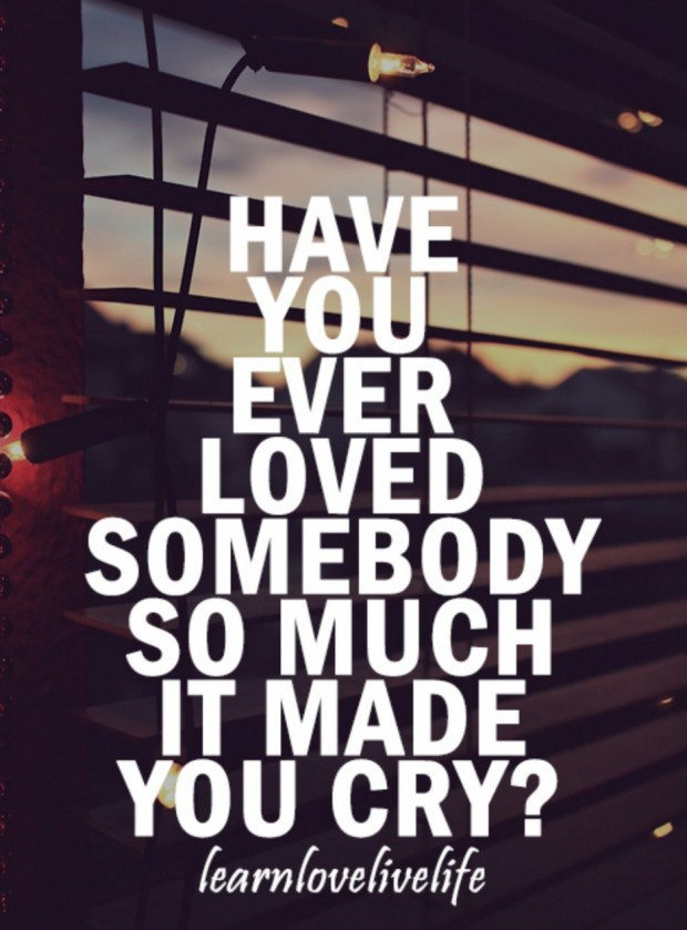 Have You Ever Loved Someone So Much Quotes
 Love quotes have you ever loved somebody so much it made