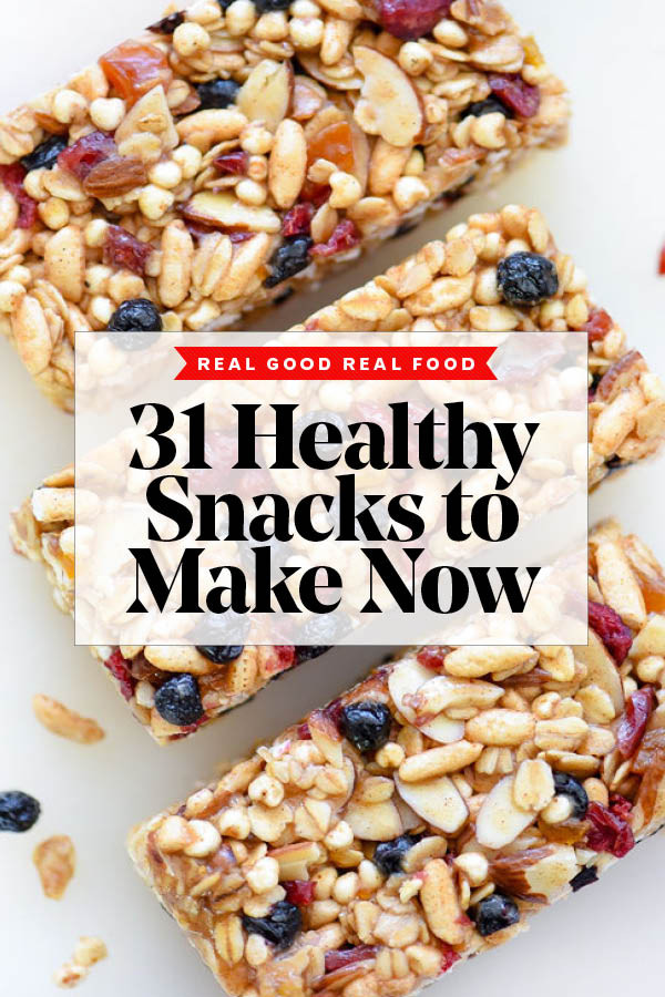Healthy Homemade Snacks
 31 Days of Healthy Snack Recipes to Make Now