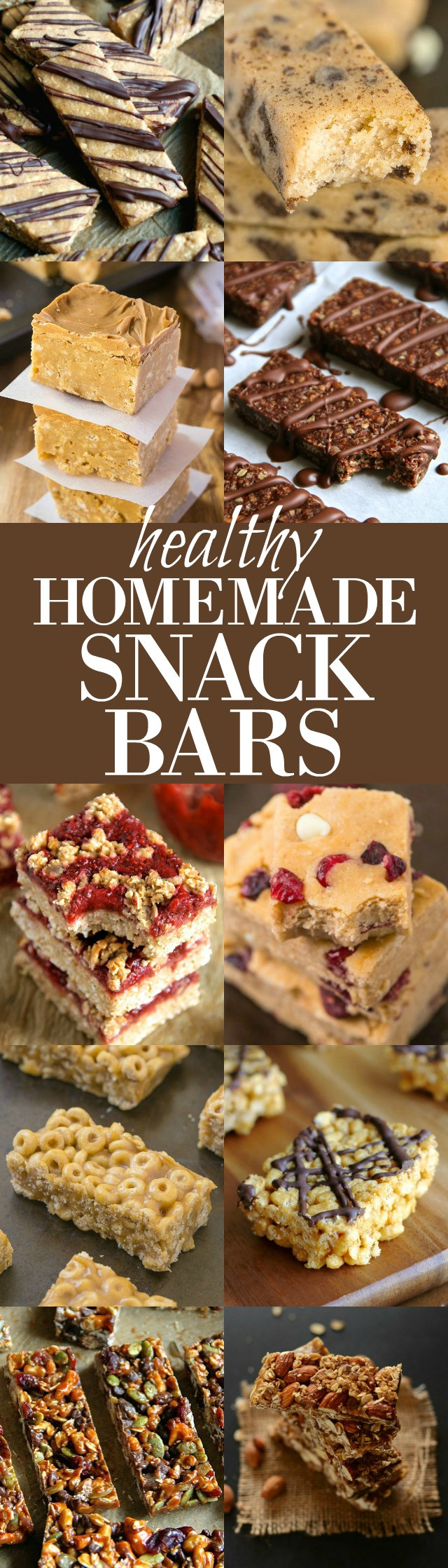Healthy Homemade Snacks
 15 Healthy Homemade Snack Bars