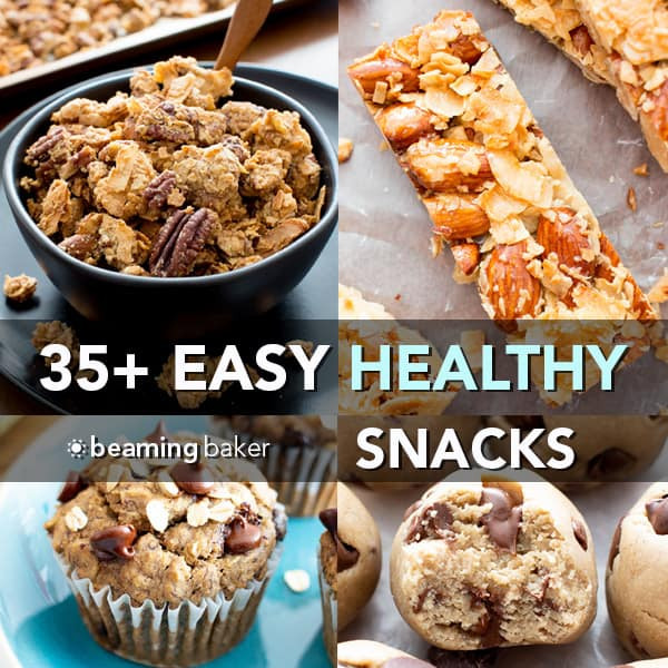 Healthy Homemade Snacks
 35 Easy Healthy Snack Recipes Vegan Gluten Free