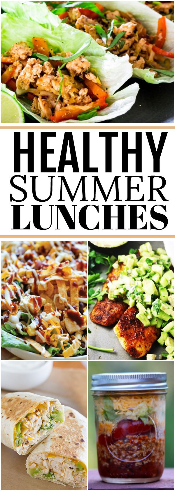 Healthy Summer Lunches
 Healthy lunch recipes Summer lunch recipes you can make
