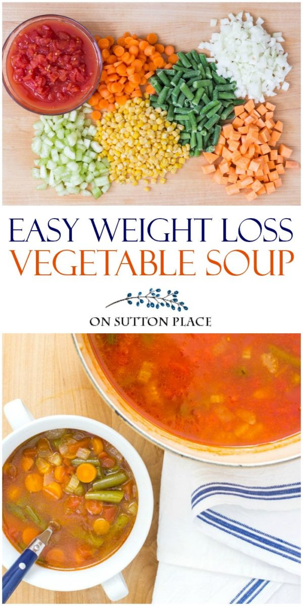Healthy Vegetable Recipes For Weight Loss
 Easy Weight Loss Ve able Soup Recipe Sutton Place