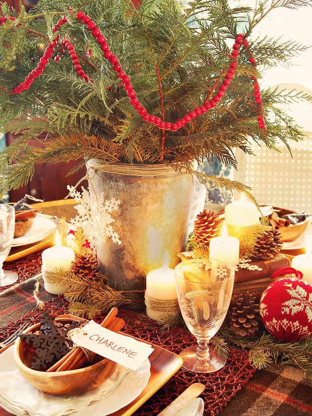 Holiday Party Decoration Ideas
 Modern Furniture Rustic Christmas Table Decorations 2012