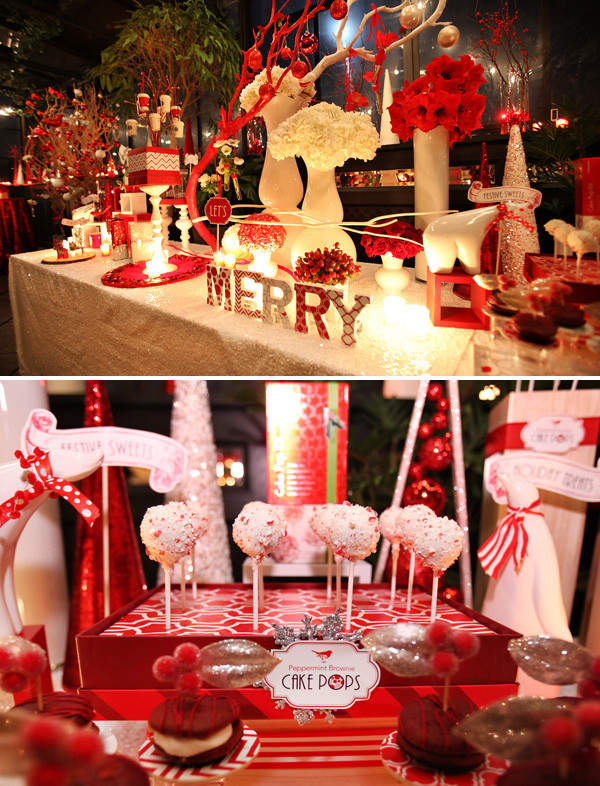 Holiday Party Decoration Ideas
 Mod & Merry Peppermint Twist Part 2 Starbucks Event NYC