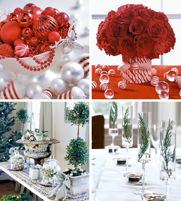 Holiday Party Decoration Ideas
 50 Great & Easy Christmas Centerpiece Ideas DigsDigs