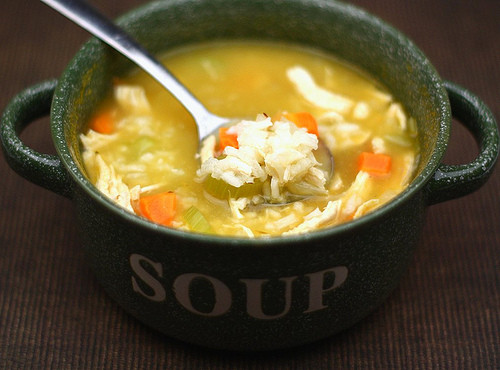 Homemade Chicken And Rice Soup
 Easy Chicken and Rice Soup Recipe