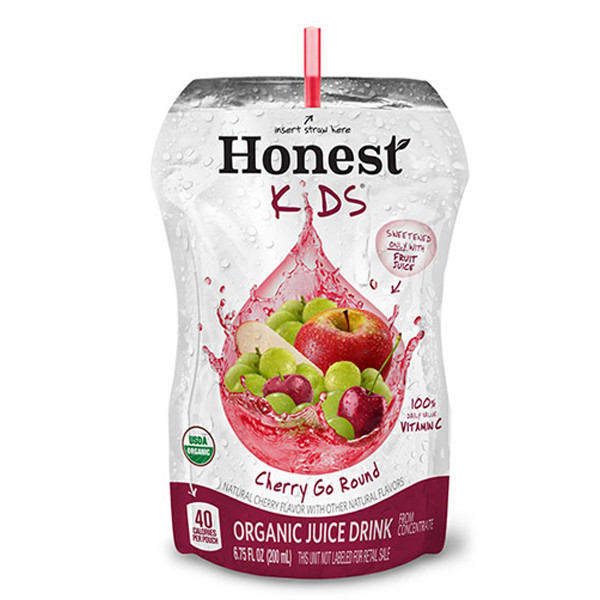 Honest Kids Juice
 Honest Kids Cherry Go Round 6 75 Oz Pouches Pack of 32