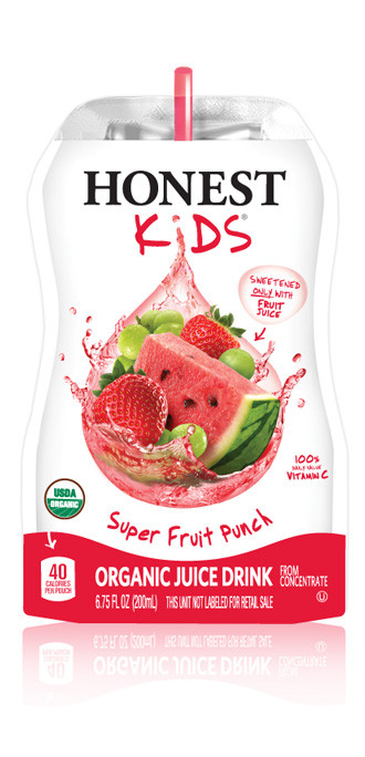 Honest Kids Juice
 Honest Kids Super Fruit Punch 6 75 Oz Pouches Pack of 32