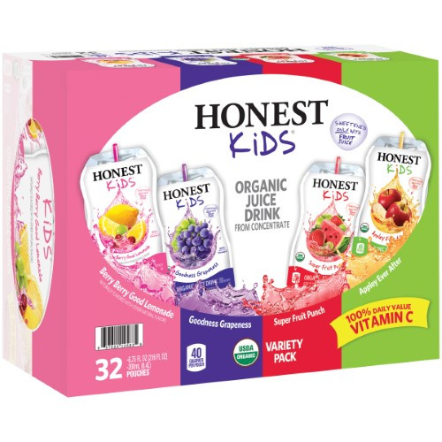 Honest Kids Juice
 Honest Kids Organic Drinks Variety Pack 6 75 Ounce 32