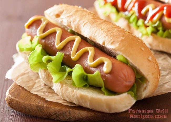 Hot Dogs Are Sandwiches
 Perfect and Easy Hot Dogs on a George Foreman Grill Recipe
