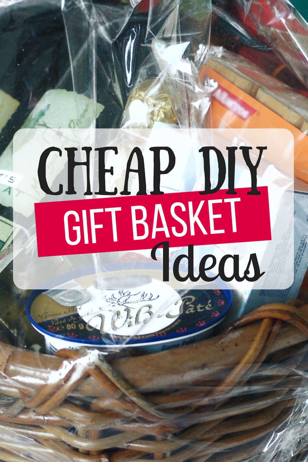 Ideas For Christmas Gift Baskets Inexpensive
 Cheap DIY Gift Baskets The Busy Bud er