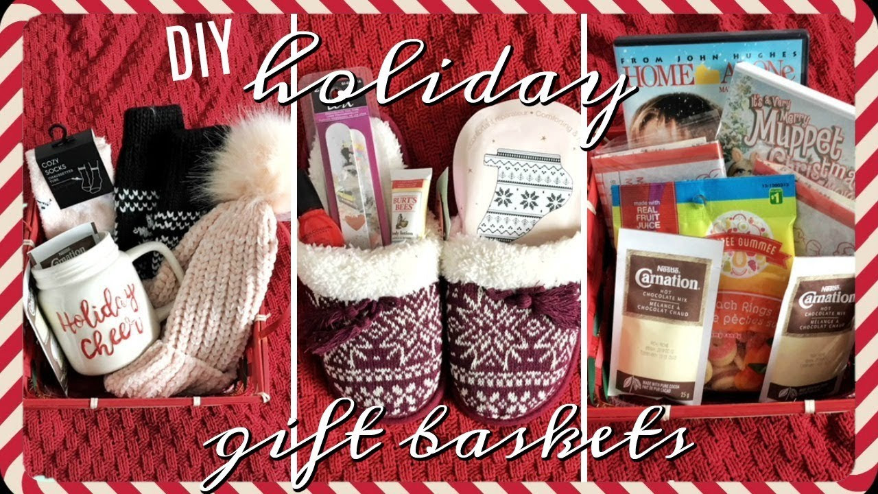 Ideas For Christmas Gift Baskets Inexpensive
 5 CHEAP holiday t baskets