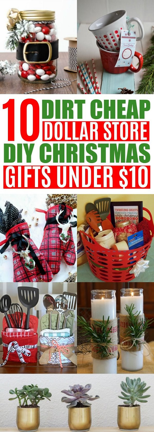 Ideas For Christmas Gift Baskets Inexpensive
 10 DIY Cheap Christmas Gift Ideas From the Dollar Store