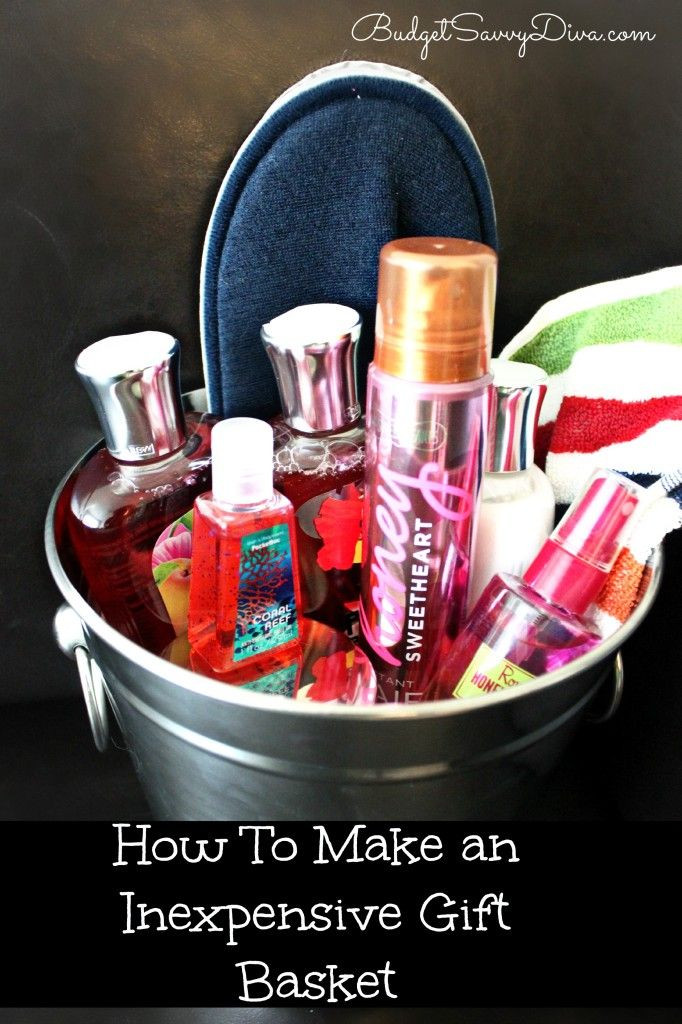 Ideas For Christmas Gift Baskets Inexpensive
 How to Make an Inexpensive Gift Basket