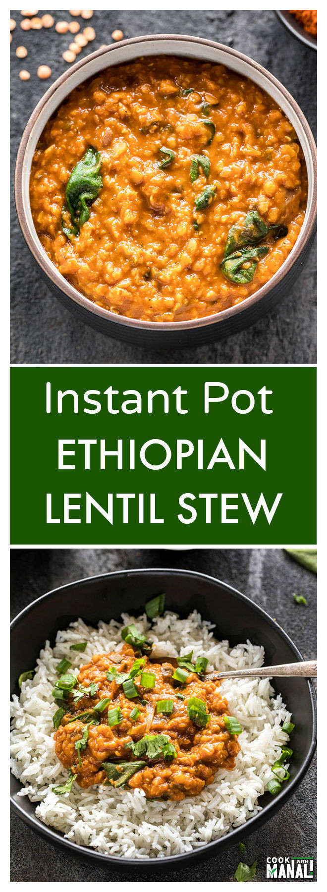 Instant Pot Lentil Stew
 Instant Pot Ethiopian Lentil Stew Cook With Manali