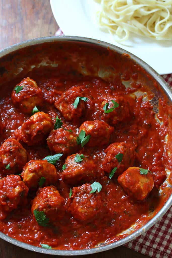 Italian Meatballs Recipes
 Best Italian Chicken Meatballs The Daring Gourmet