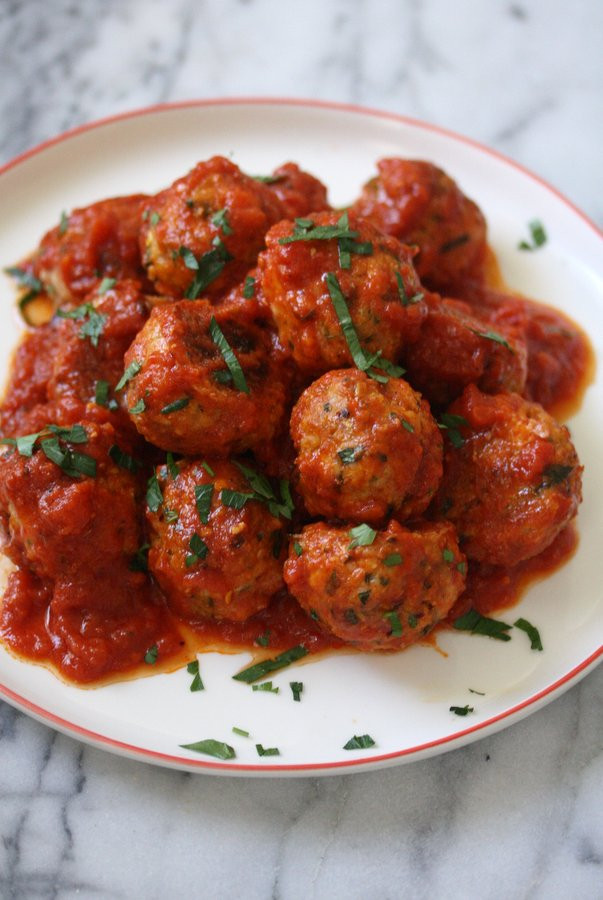 Italian Meatballs Recipes
 Gluten Free Baked Chicken Meatballs