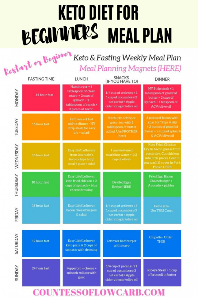 Keto Diet For Beginners Free
 Instagram Countess of Low Carb
