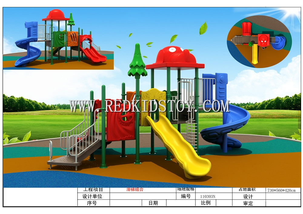 Kids Outdoor Playground
 Exported to Thailand Kids Playground CE Approved Outdoor