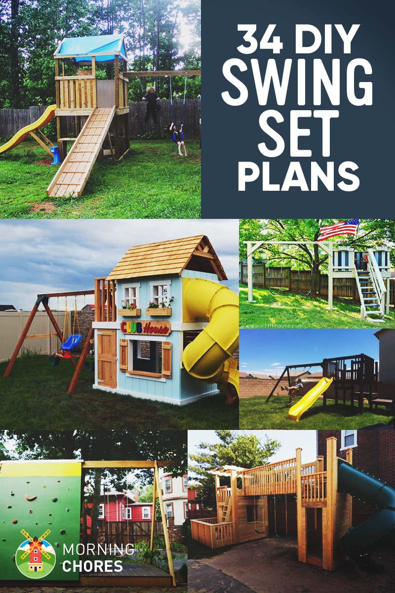 Kids Swing Set Plans
 34 Free DIY Swing Set Plans for Your Kids Fun Backyard