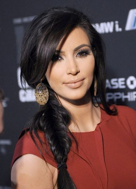 Kim Kardashian Braided Hairstyle
 Kim Kardashian Hairstyles Samples – Some are WIGS