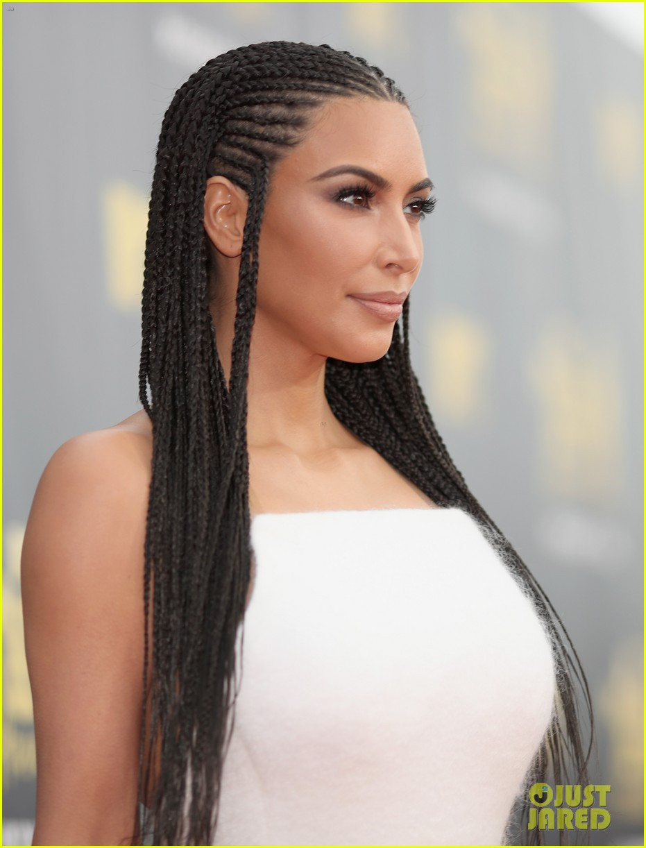 Kim Kardashian Braided Hairstyle
 Kim Kardashian Responds to Backlash Over Her Braided Hair