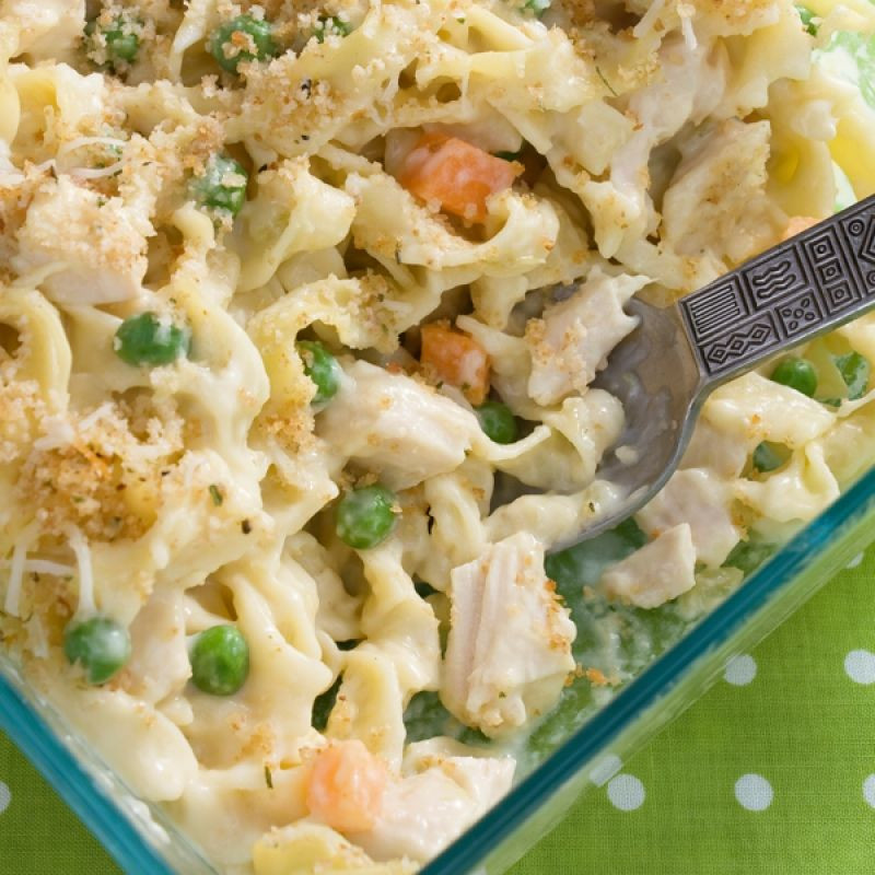 Leftover Chicken Casserole
 This quick chicken casserole is a great way to use up