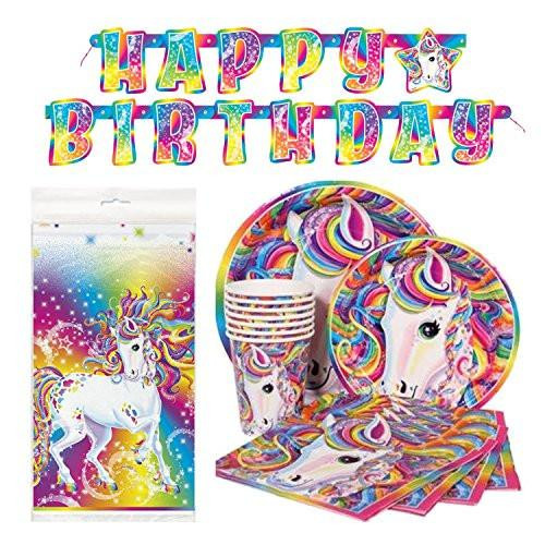 Lisa Frank Birthday Party Ideas
 Deluxe Lisa Frank Rainbow Majesty Unicorn Birthday Party