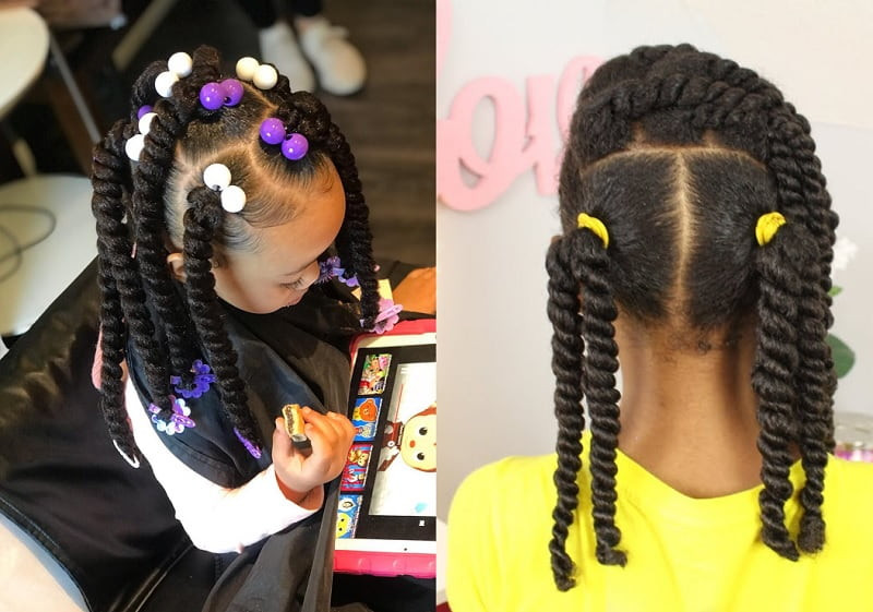 Little Girl Twist Hairstyles
 15 Stunning Twisted Hairstyles for Little Girls [2020 Trend]