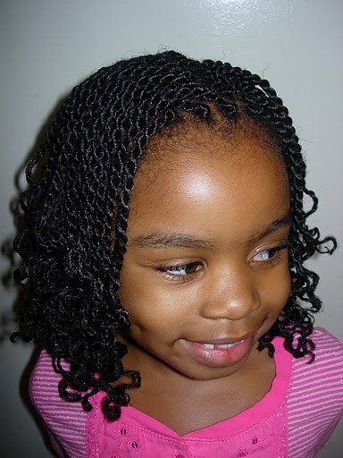 Little Girl Twist Hairstyles
 kinky twists hairstyle African American little girls