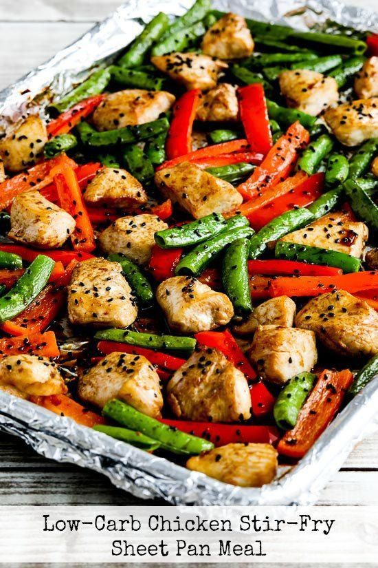 Low Carb Dinners For Two
 Low Carb Chicken Stir Fry Sheet Pan Meal found on