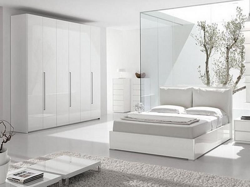 Modern White Bedroom Set
 White modern bedroom design Home decor