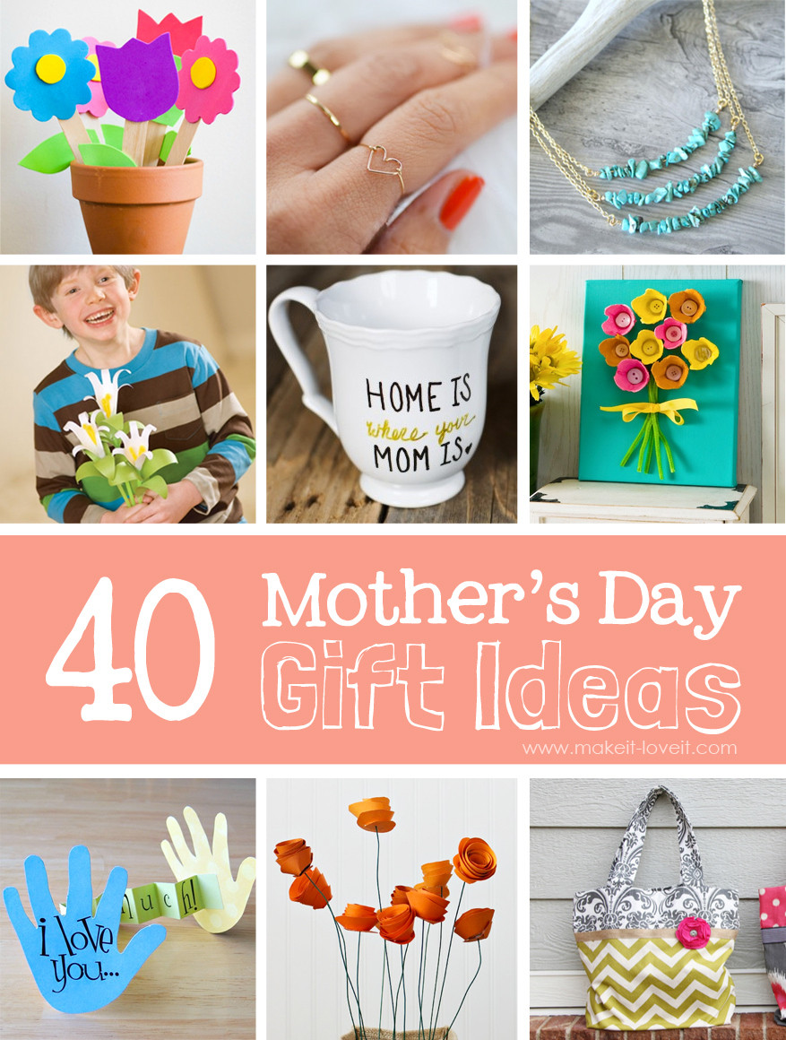 Mother Day Gift Ideas Diy
 40 Homemade Mother s Day Gift Ideas