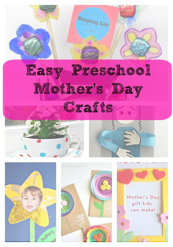 Mother's Day Crafts For Kindergarten
 Mother s Day Crafts Gift Ideas Great for Preschool