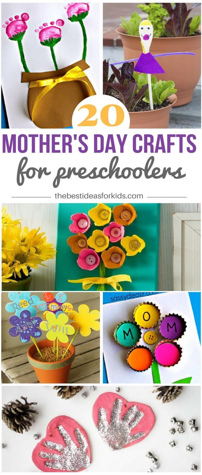 Mother's Day Crafts For Kindergarten
 20 Mother s Day Crafts for Preschoolers