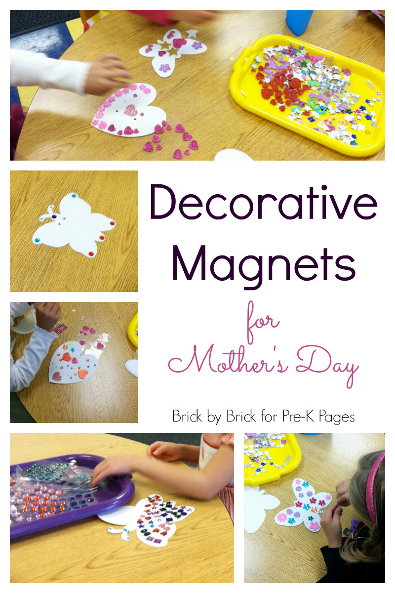Mother's Day Crafts For Kindergarten
 Decorative Magnet Gift for Mother s Day Pre K Pages