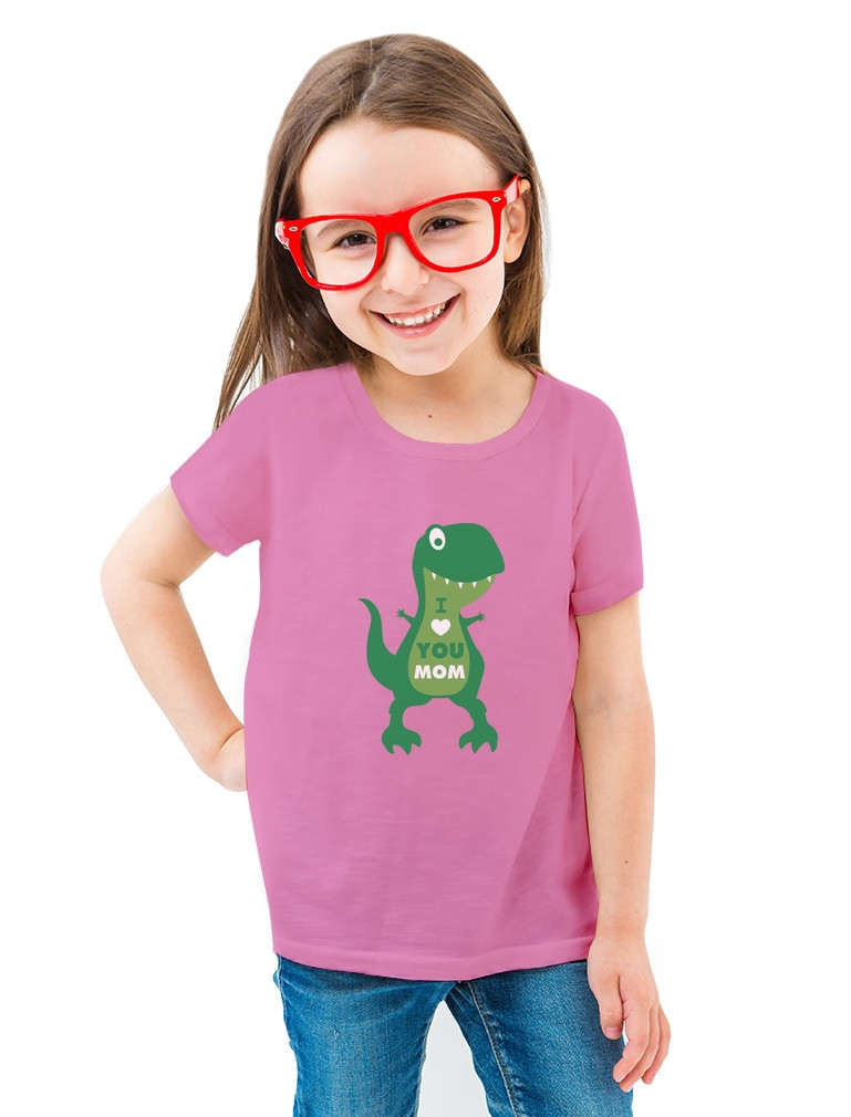Mother's Day Gift From Toddler
 Mother s Day Gift I Love You Mom T Rex Toddler Kids Girls