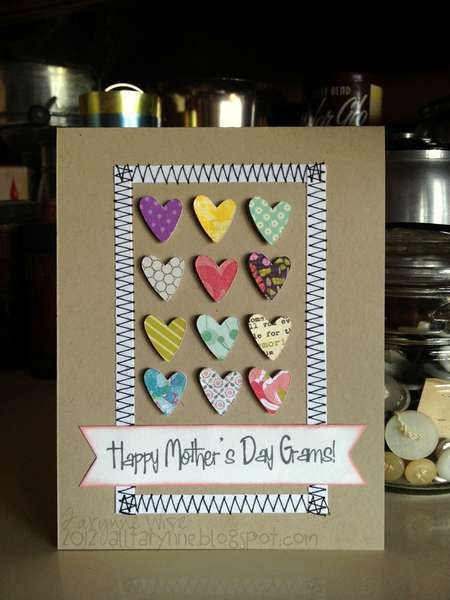 Mother's Day Handprint Ideas
 Card Happy Mother s Day Grams