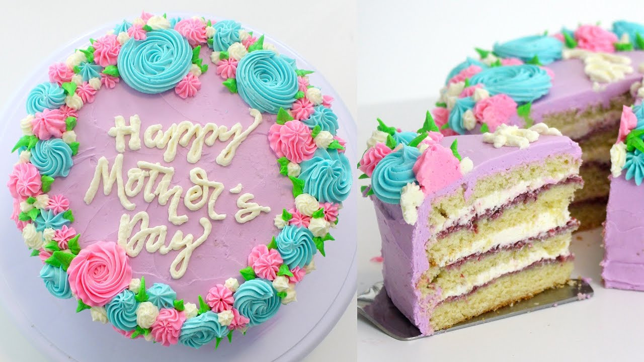 Mothers Day Cake Recipes
 How to make a Mother s Day Cake EASY Cake Message HACK