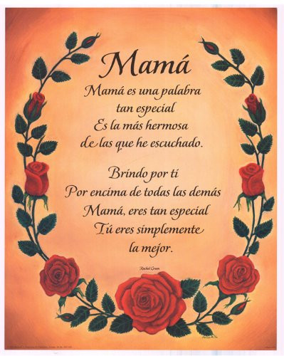 Mothers Day Spanish Quotes
 1 Quote Mother s Day Poems In Spanish