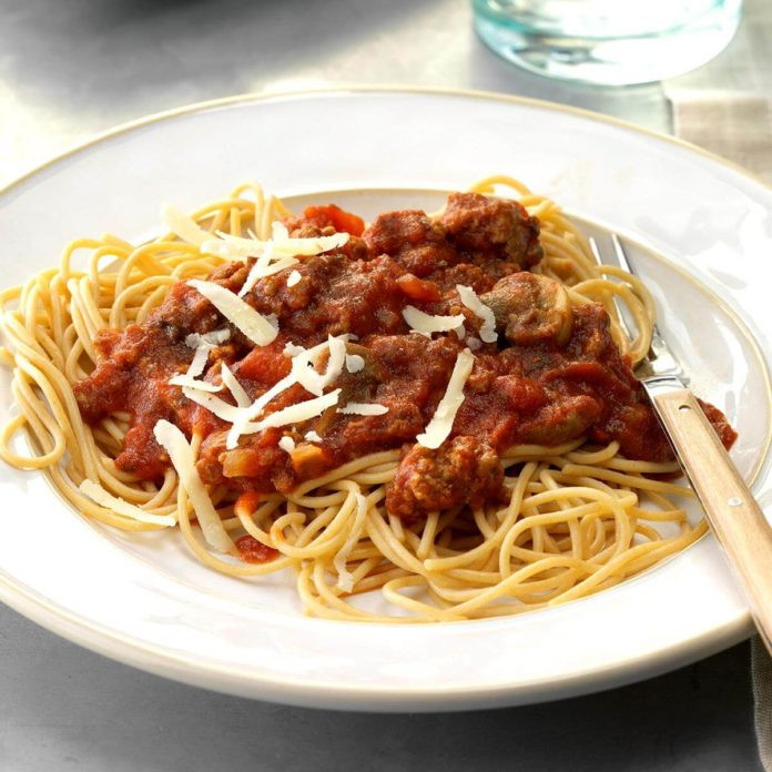 Mushroom Spaghetti Recipe
 Mushroom Beef Spaghetti Sauce Recipe