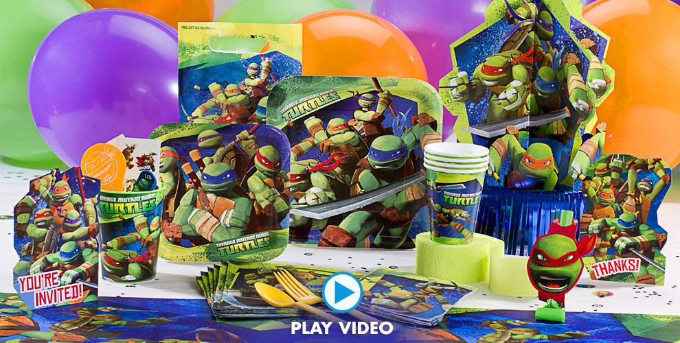 Ninja Turtle Birthday Party Decorations
 Teenage Mutant Ninja Turtles Party Supplies Ninja Turtle