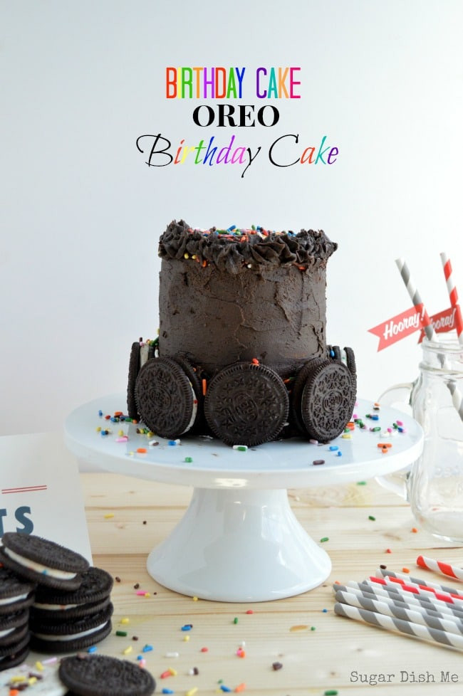 Oreo Birthday Cake Recipe
 Birthday Cake Oreo Birthday Cake Sugar Dish Me