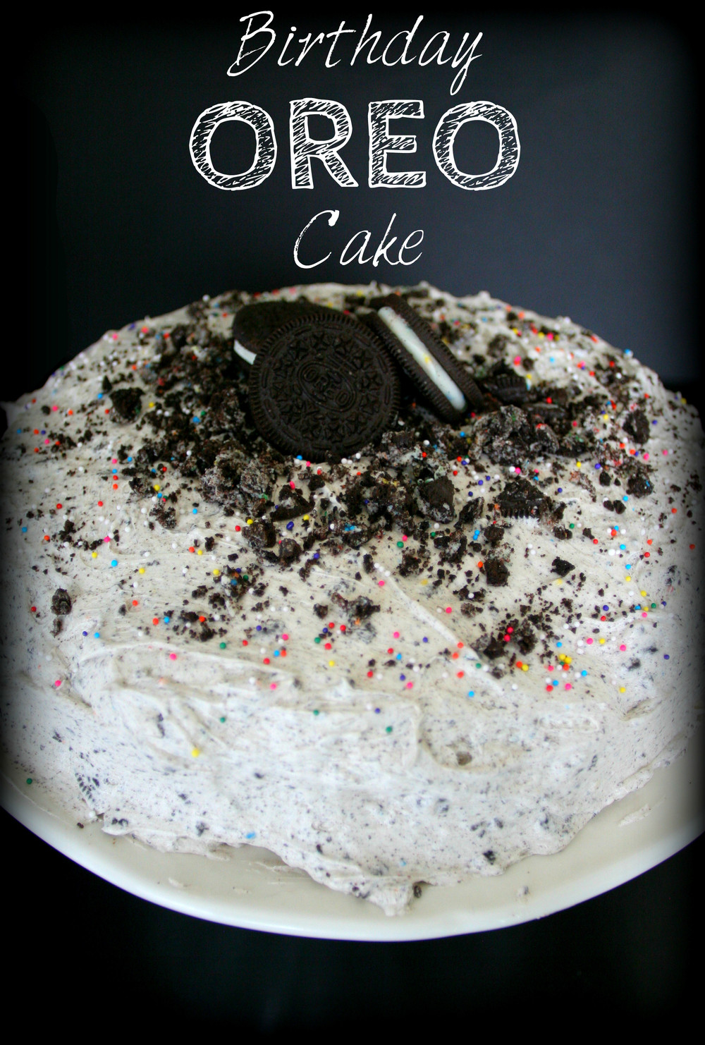 Oreo Birthday Cake Recipe
 Birthday Oreo Cake for Todd — Produce Parade