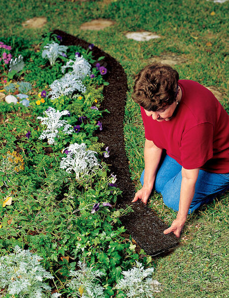 Outdoor Landscape Borders
 Rubber Landscape Edging Recycled Rubber