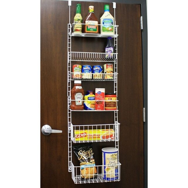 Over The Door Kitchen Storage
 Over the Door Storage Rack w Adjustable Shelves