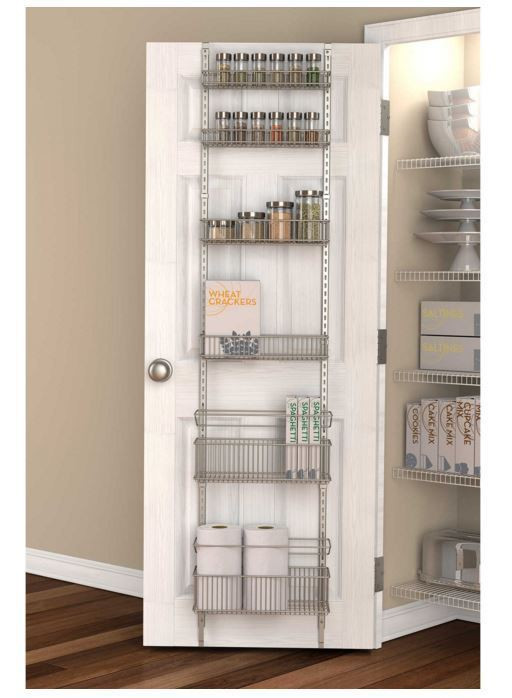 Over The Door Kitchen Storage
 Premium Over the Door Pantry Organizer Rack Kitchen