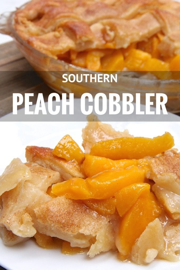 Peach Cobbler Pie Recipe
 Easy Southern Peach Cobbler Recipe